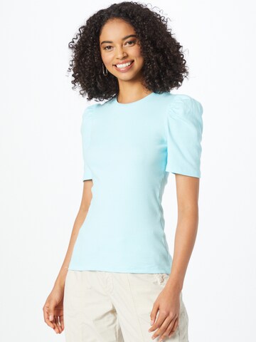 PIECES Shirt 'Anna' in Blauw: voorkant