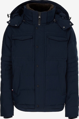 TOMMY HILFIGER Winterjas in Blauw: voorkant