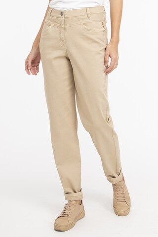 Recover Pants Regular Broek in Beige: voorkant