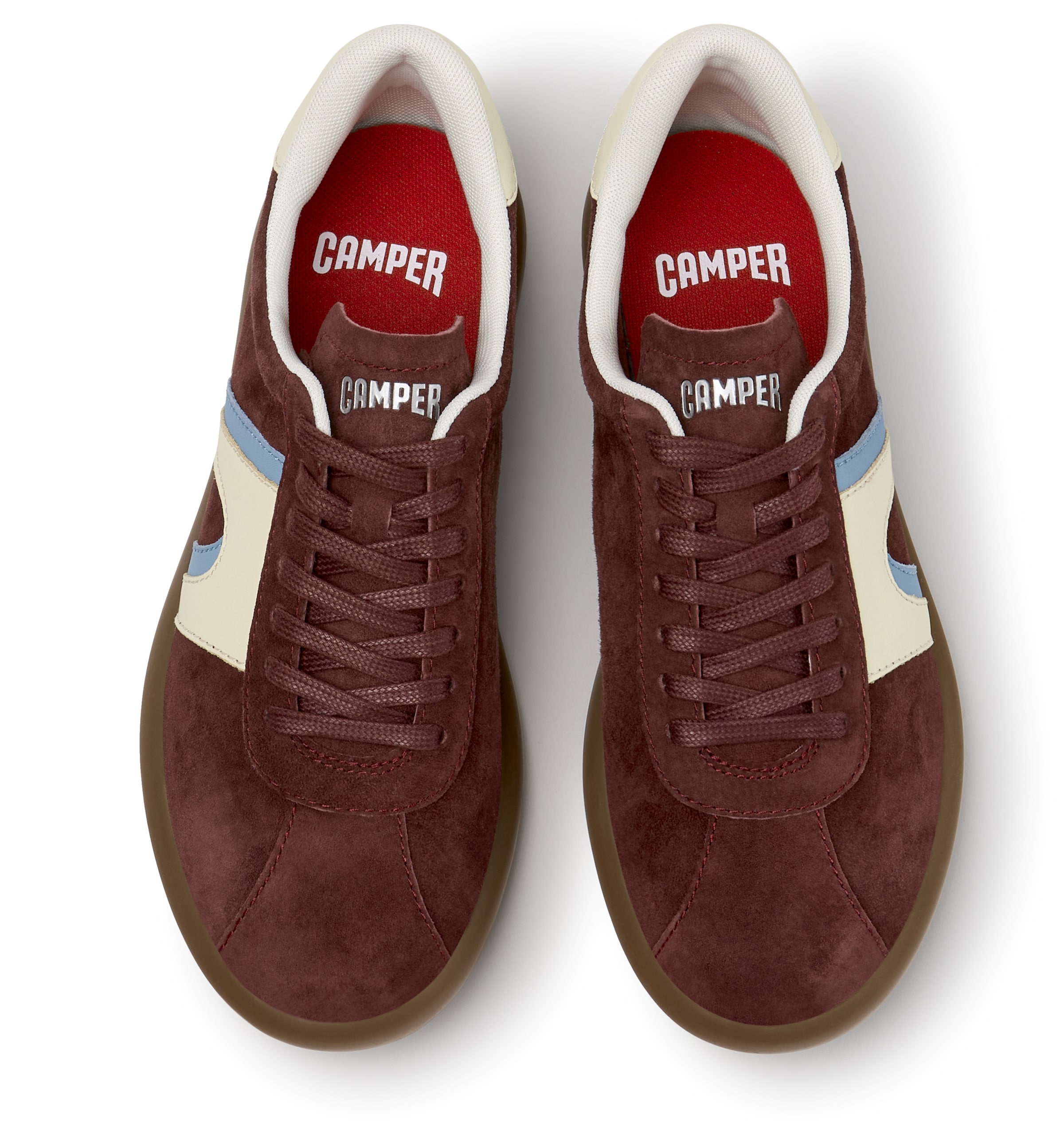 CAMPER - Sapatilhas baixas ' Pelotas Soller ' em vermelho