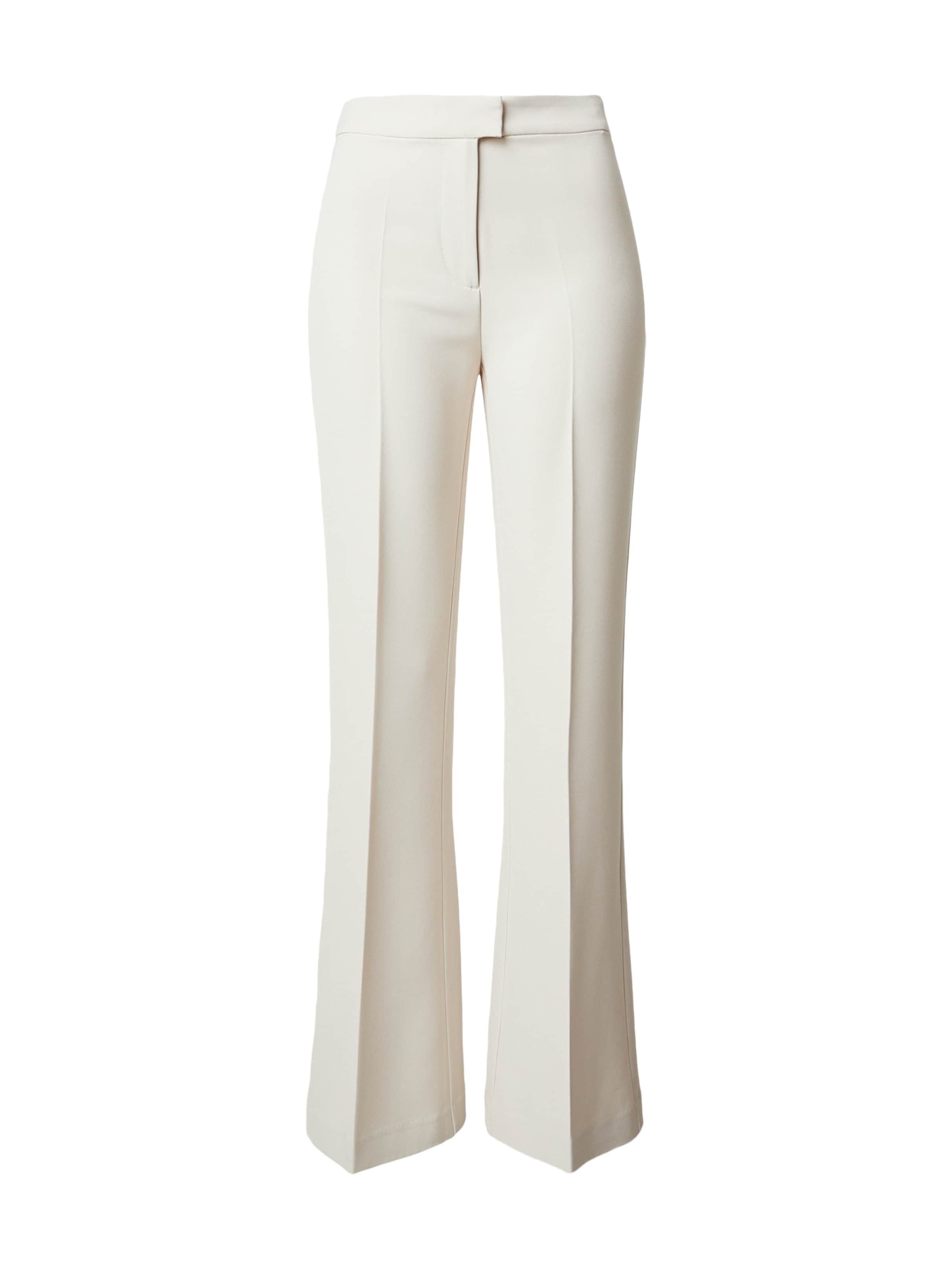 évasé Pantalon à plis millane en beige : devant