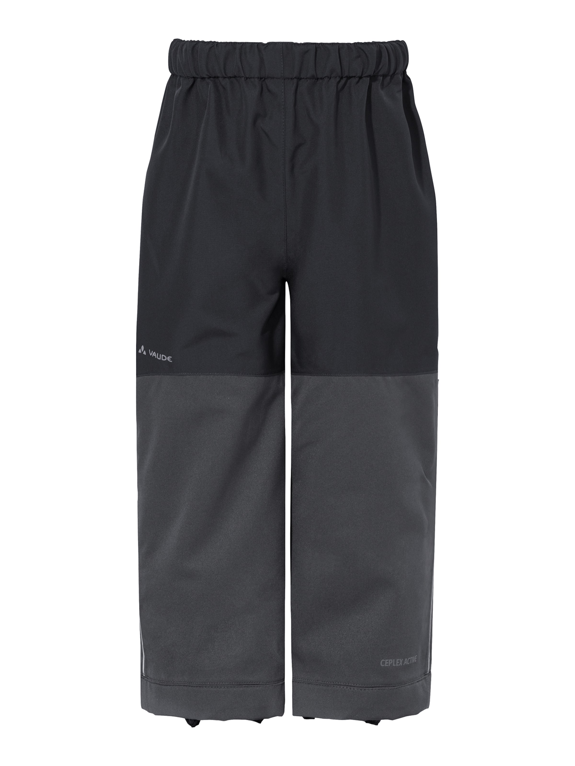 VAUDE Loosefit Funktionshose 'KD Caprea Rain P' in Schwarz: Vorderseite