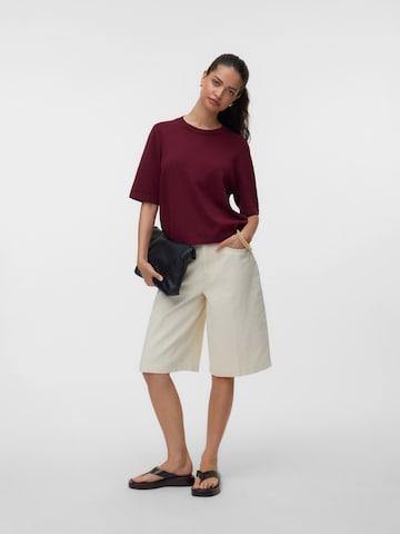 VERO MODA Sweater 'VMSILJE' in Purple