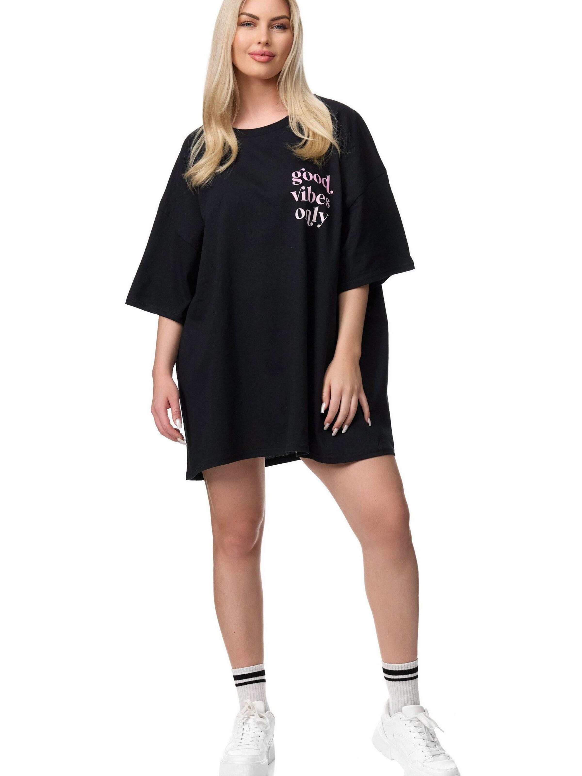 Worldclassca Oversizeshirt 'Oversize T-Shirt'‌‌‌ in Schwarz