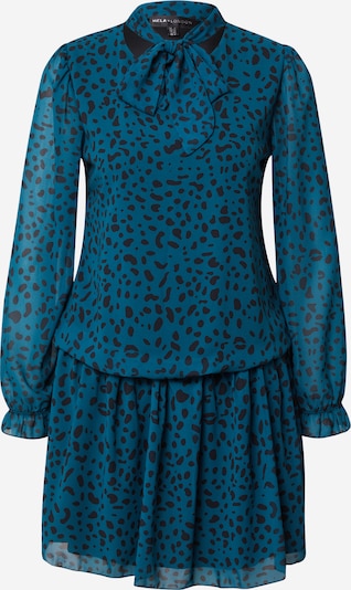 Rochie Mela London pe albastru noapte / albastru pastel, Vizualizare produs