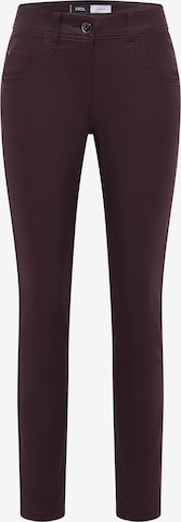 CECIL Slimfit Hose in Rot: Vorderseite