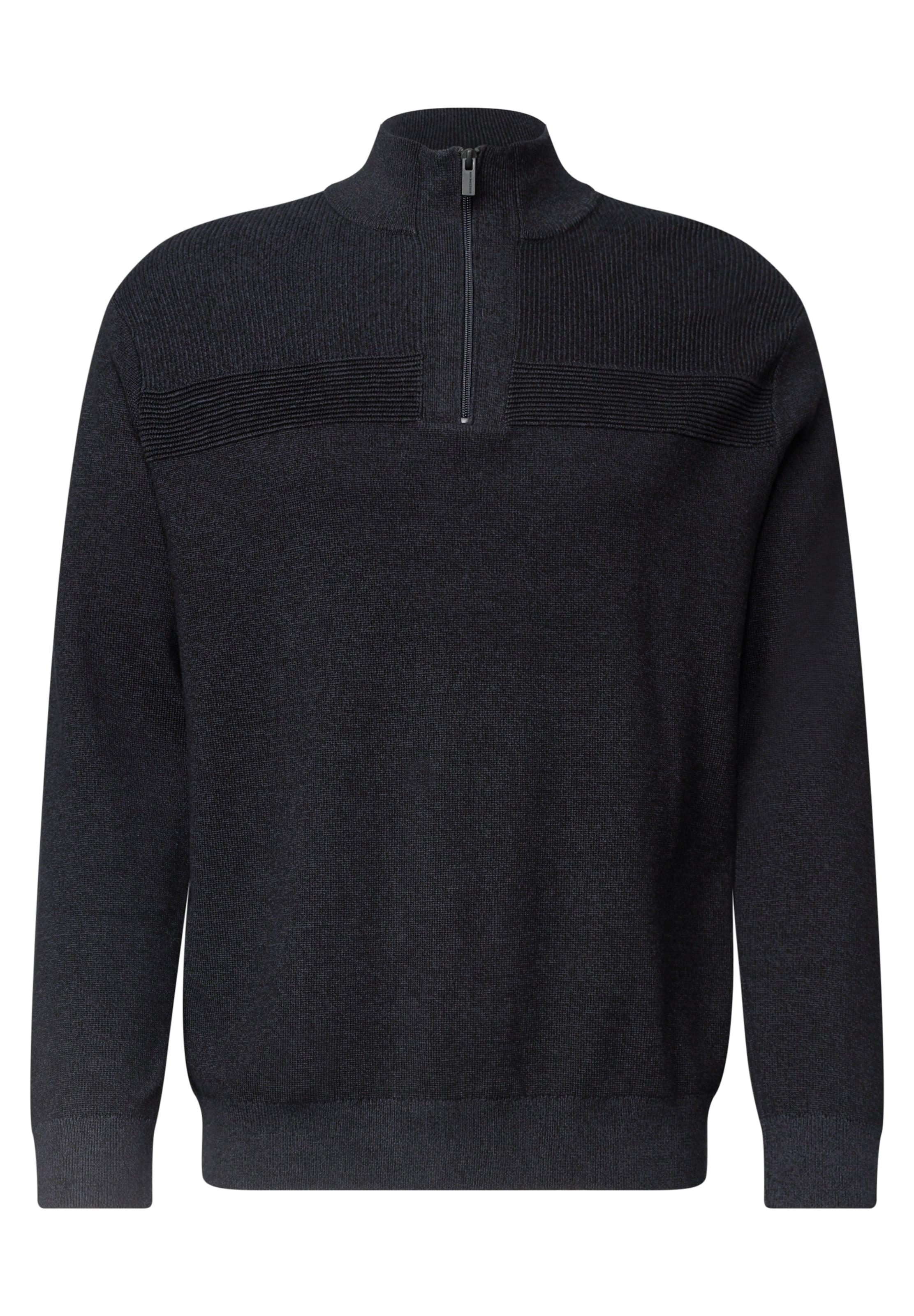 Street One MEN Sweater in Black: front