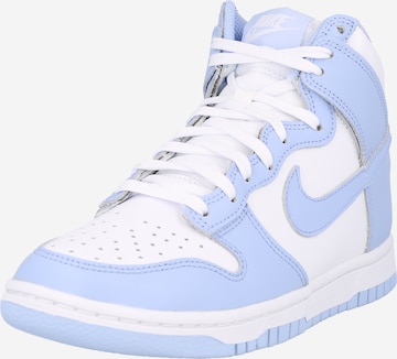 Nike Sportswear Korkeavartiset tennarit 'DUNK HIGH' värissä valkoinen: etupuoli