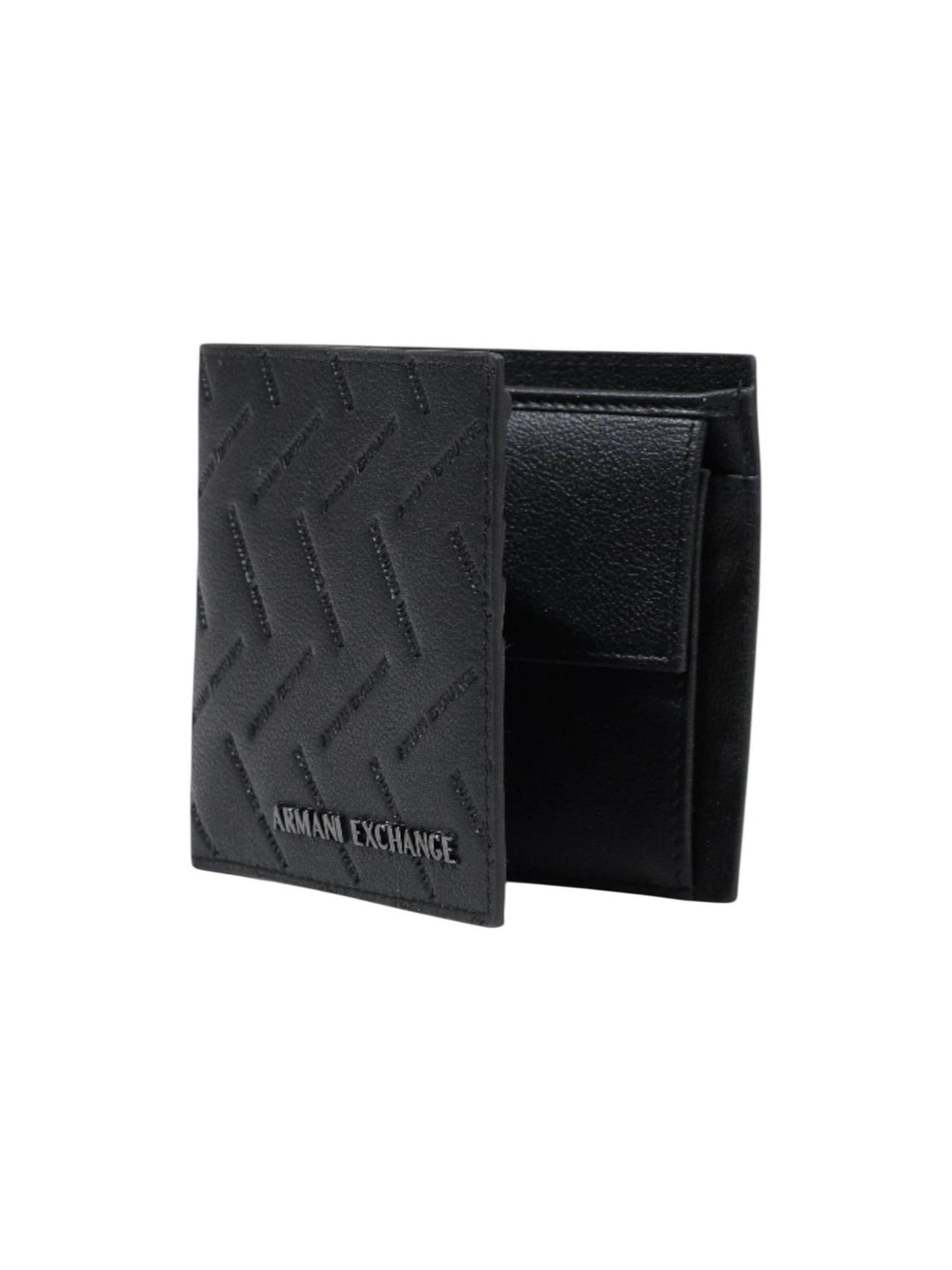 Portamonete 'XM000167 AF27287' di ARMANI EXCHANGE in nero
