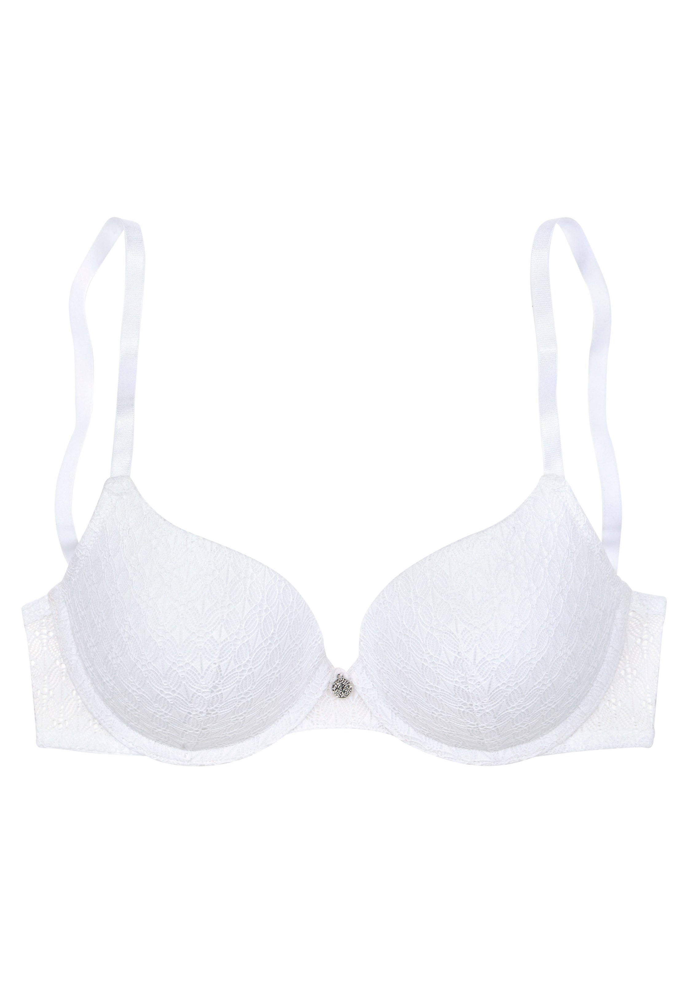 Push-up Soutien-gorge LASCANA en blanc : devant