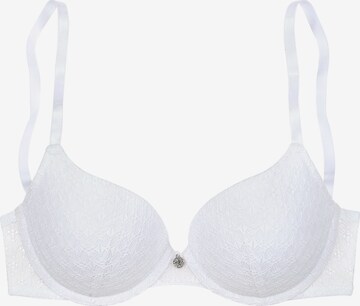 LASCANA Push-up Bra in White: front