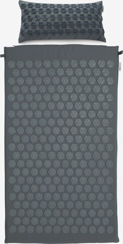 YOGISTAR.COM Mat 'Lotus' in Grey: front