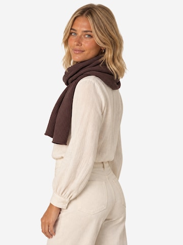 Seasons of April Scarf ' NEA' in Brown
