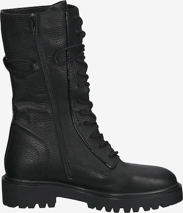 SANSIBAR Lace-Up Ankle Boots in Black