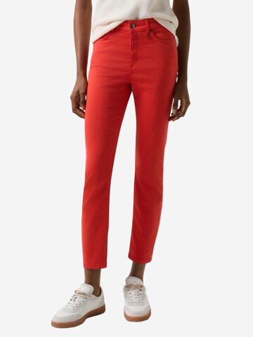 BOGNER Slimfit Hose 'Julie' in Rot: Vorderseite