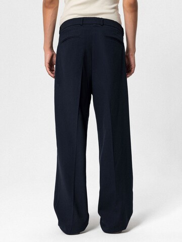 Wide leg Pantaloni con piega frontale 'Wisteria' di VAMOS CLO in blu