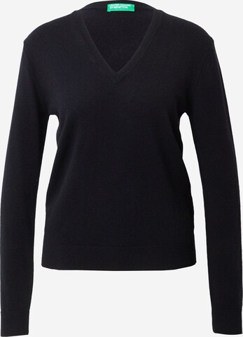 UNITED COLORS OF BENETTON Sweater in Black: front