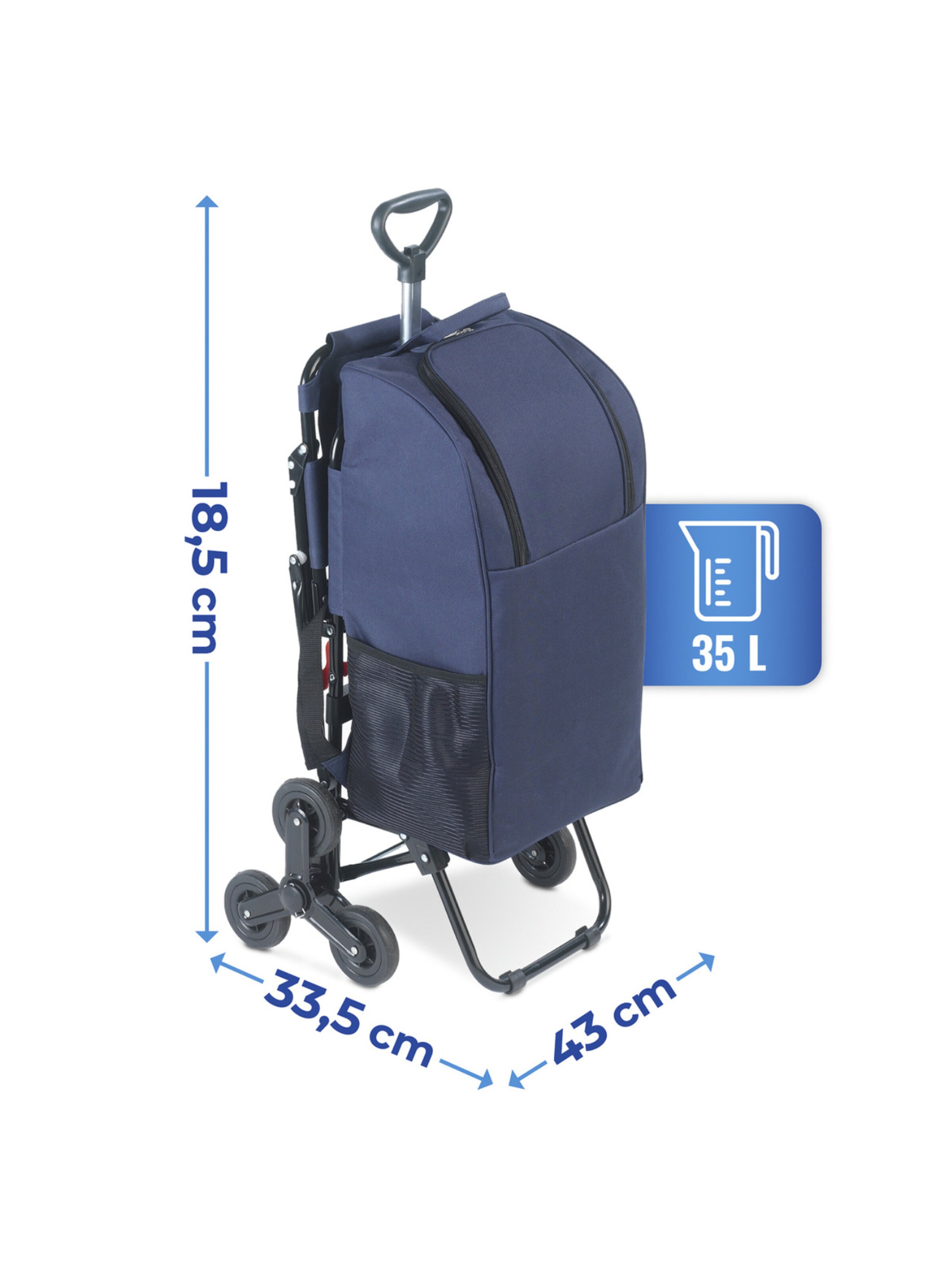 Wenko Trolley 'None' in Blau