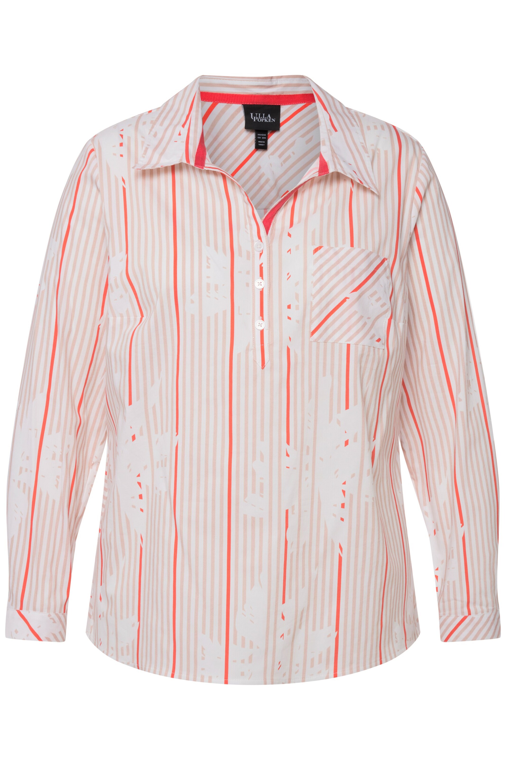 Ulla Popken Blouse in Oranje: voorkant