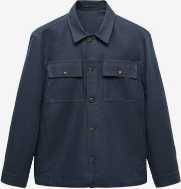 MANGO MAN Between-Season Jacket 'Lucas' in Blue: front