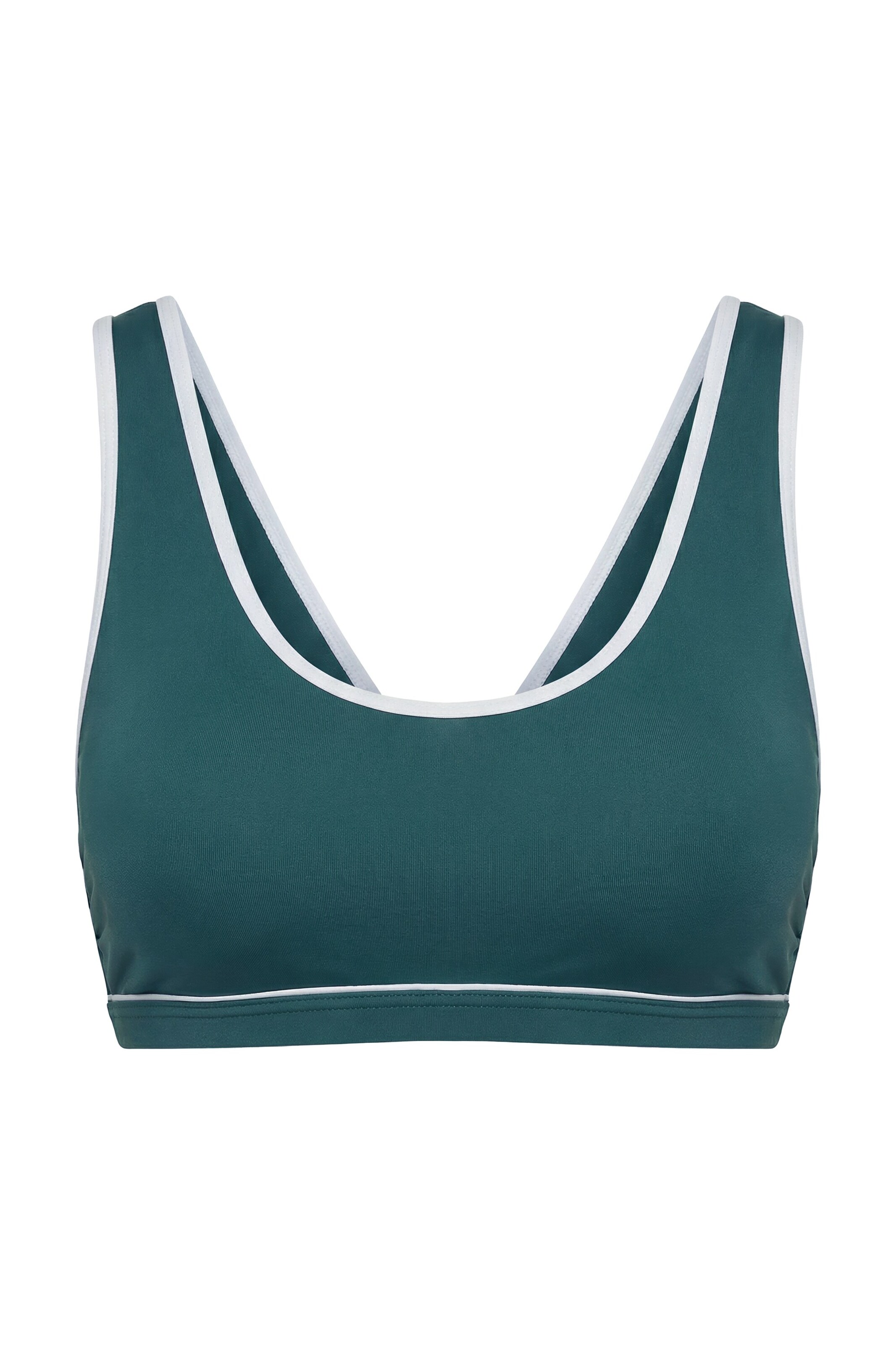 Studio Untold Bralette Bra in Green: front