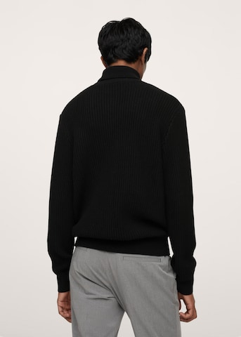 MANGO MAN Sweater 'Parkt' in Black