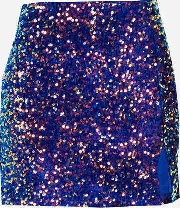 Nasty Gal Rok in Blauw: voorkant