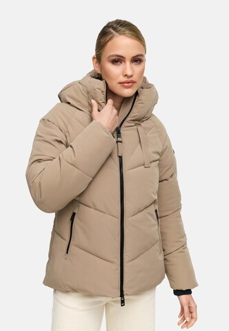 MARIKOO Vinterjacka 'Kwamee 16' i beige: framsida