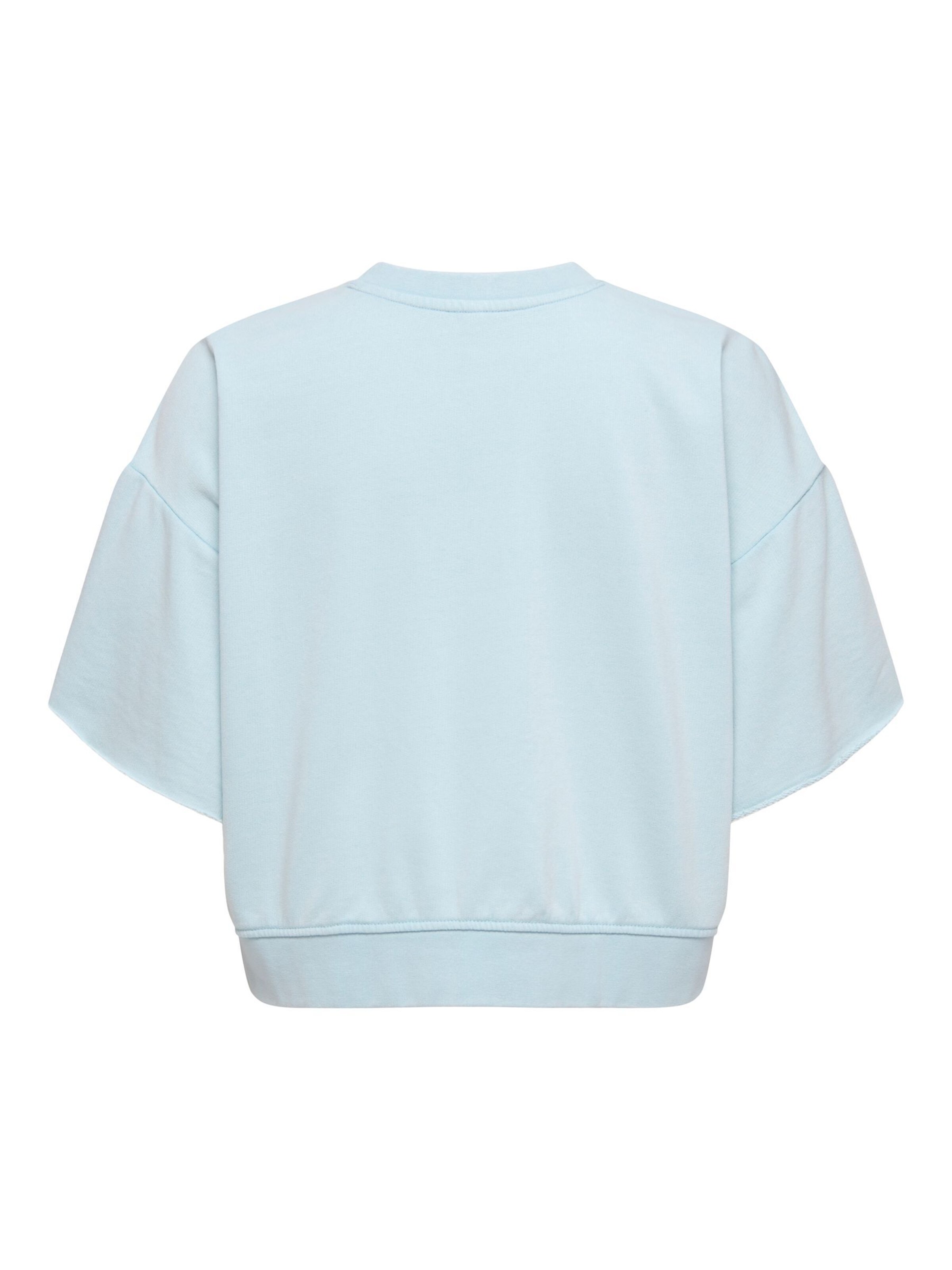 ONLY Sweatshirt 'ONLCapri' in Blauw