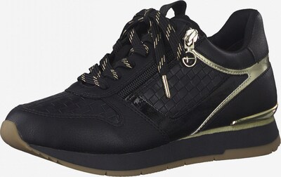 TAMARIS Sneaker in gold / schwarz, Produktansicht