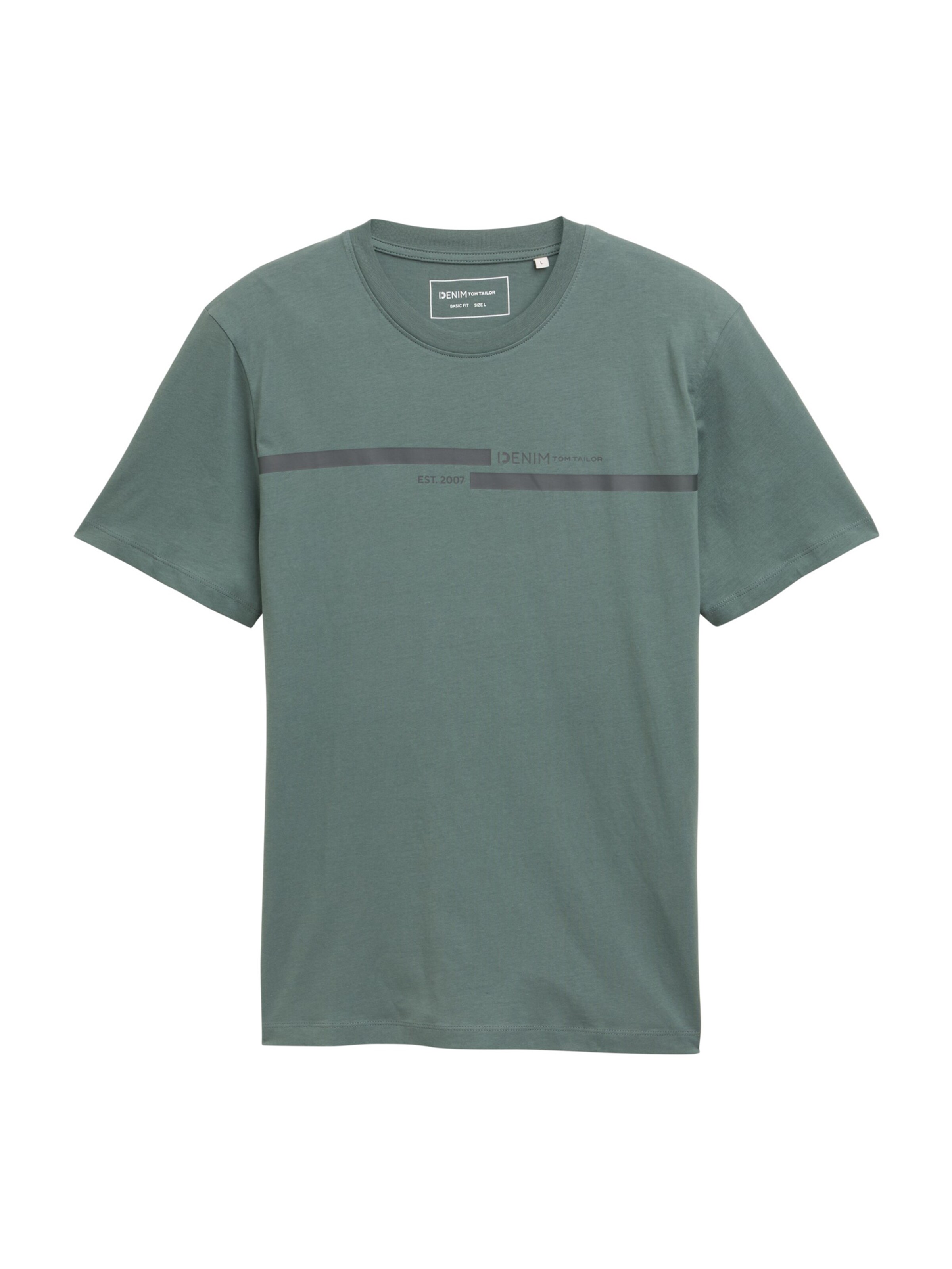 TOM TAILOR DENIM Shirt in Green: front