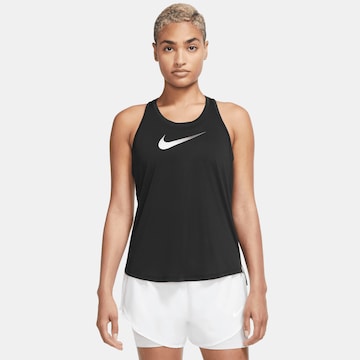 NIKE Sports Top in Black: front