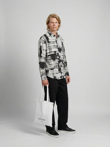 ERVERTE Paris - Shopper 'Made in France' en blanco: frente