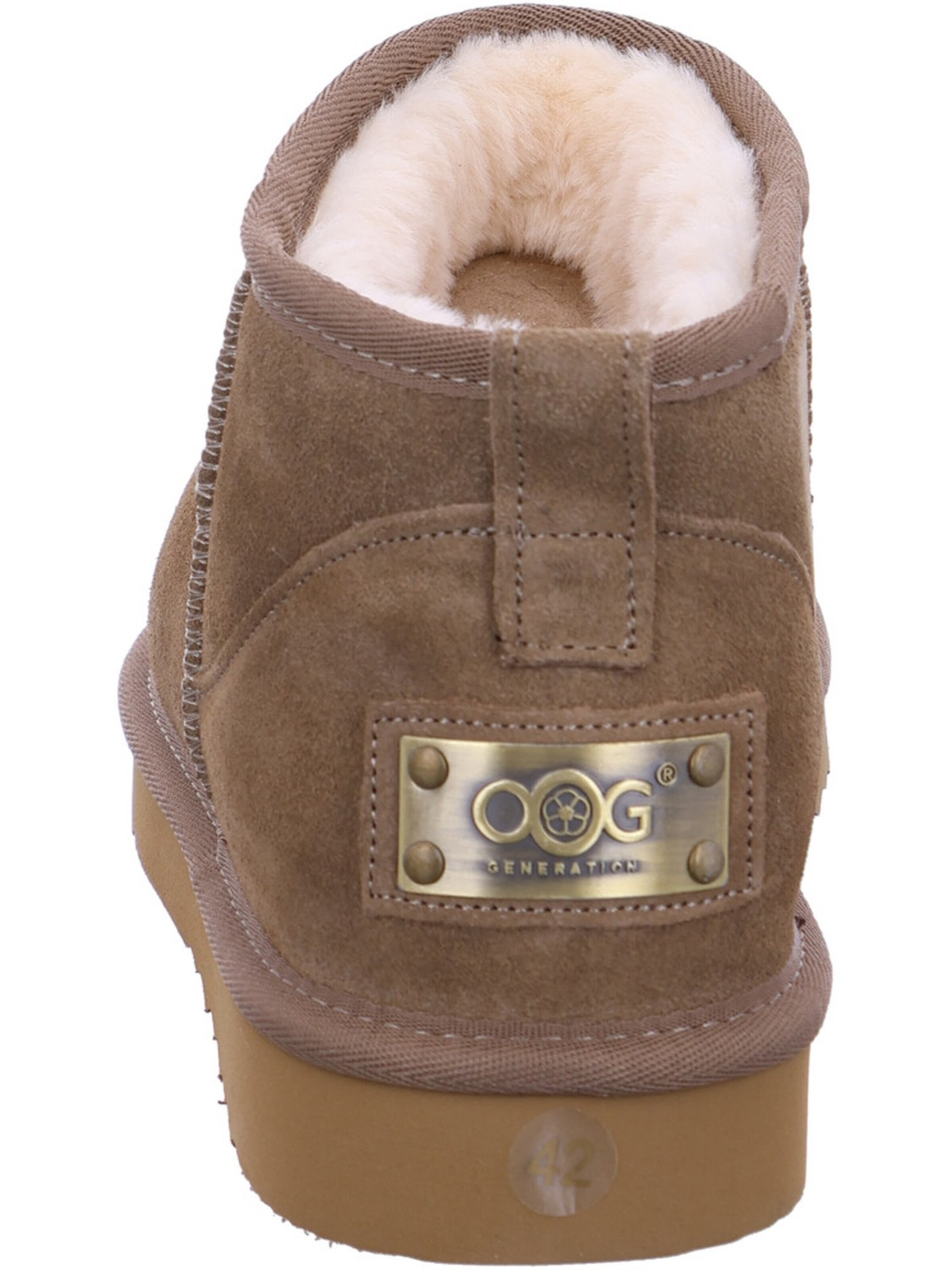 OOG Lace-Up Boots in Brown