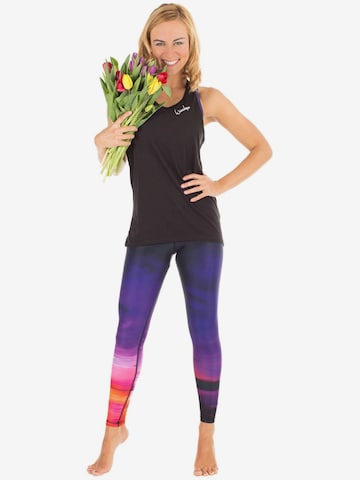 Winshape Skinny Sportsbukse 'AEL102' i lilla