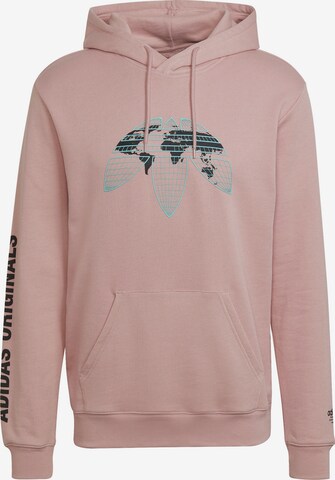 ADIDAS ORIGINALS Sweatshirt 'Graphics United' in Pink: predná strana