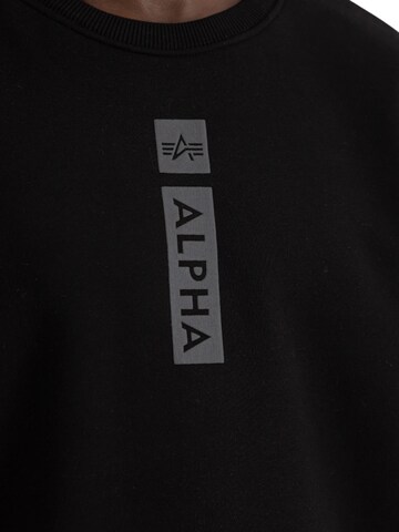 ALPHA INDUSTRIES Sweatshirt 'RP' in Schwarz