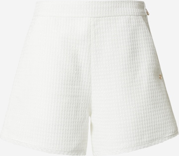 balta GUESS Standartinis Kelnės 'EULALIE': priekis