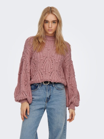 ONLY Sweter 'JANE' w kolorze różowy: przód