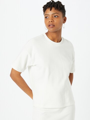 HerrlicherSweater majica 'Stina' - bijela boja: prednji dio