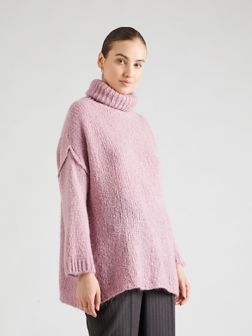 ZABAIONE Oversize sveter 'Be44nja' - ružová: predná strana