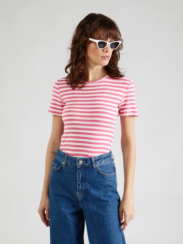 PIECES Shirt 'RUKA' in Pink: front