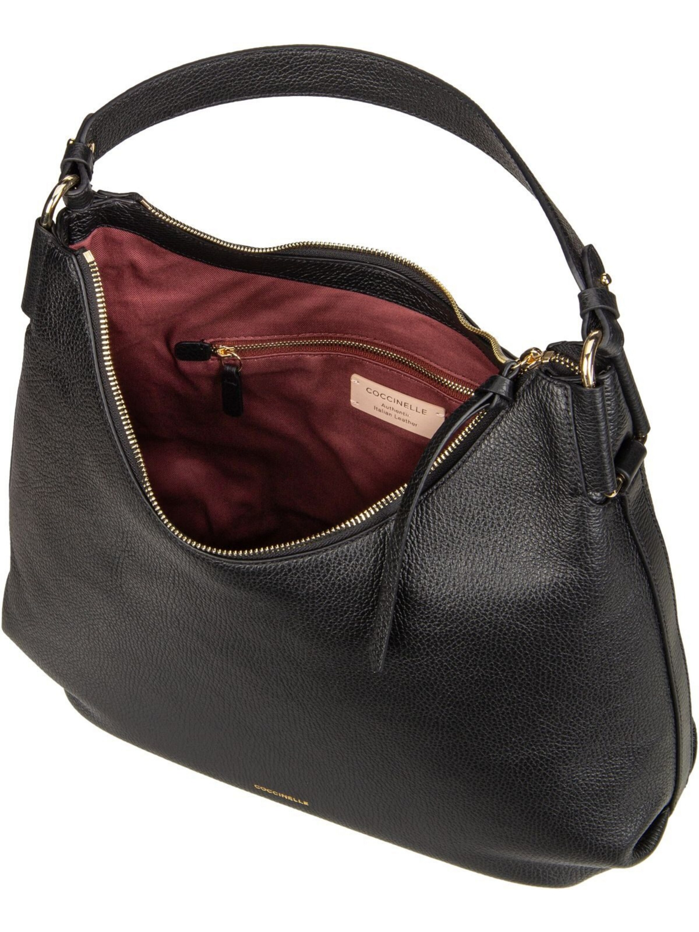 Coccinelle - Mala de ombro 'Rebekka' em preto