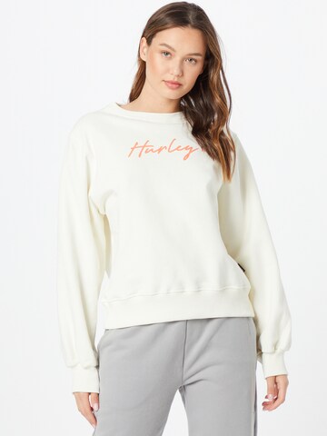 Hurley Athletic Sweatshirt in Beige: front