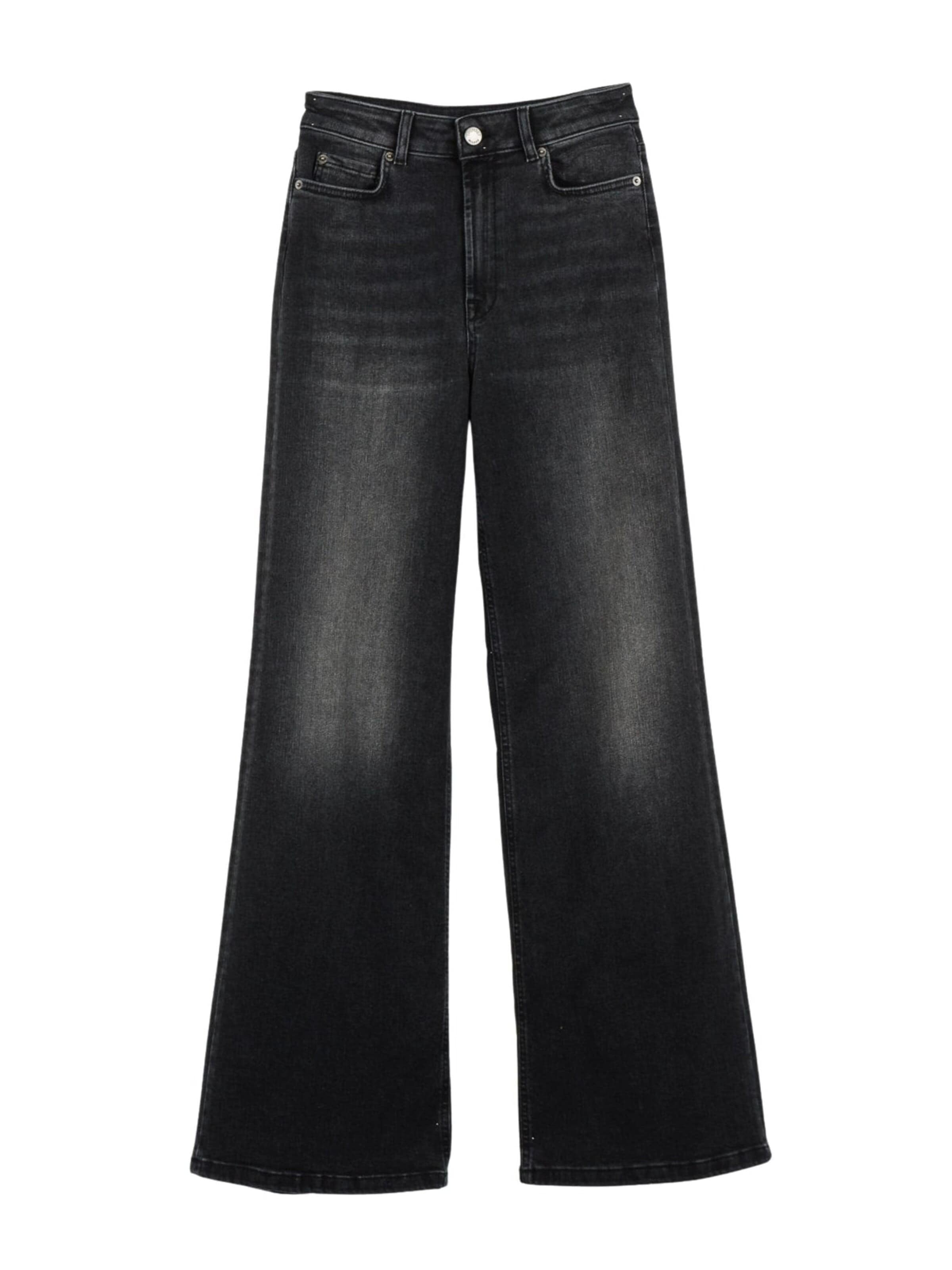 Twinset Jeans 'Black Straight Fit Jeans' i svart: framsida
