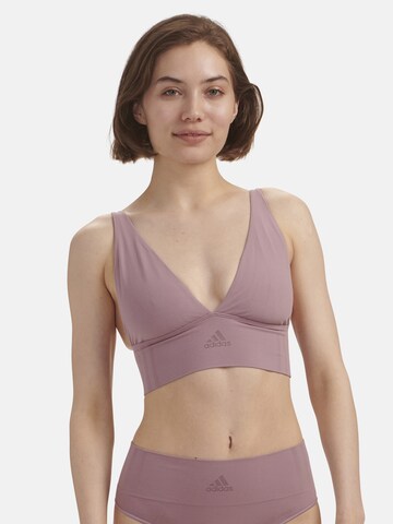 ADIDAS SPORTSWEAR Bustier BH ' LONGLINE BRA ' in Lila: voorkant