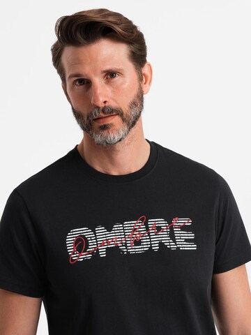 Ombre Shirt in Black