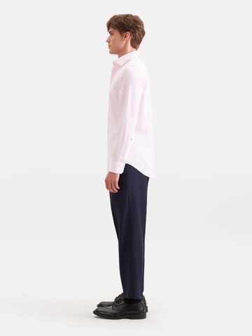 SEIDENSTICKER Slim fit Zakelijk overhemd in Roze