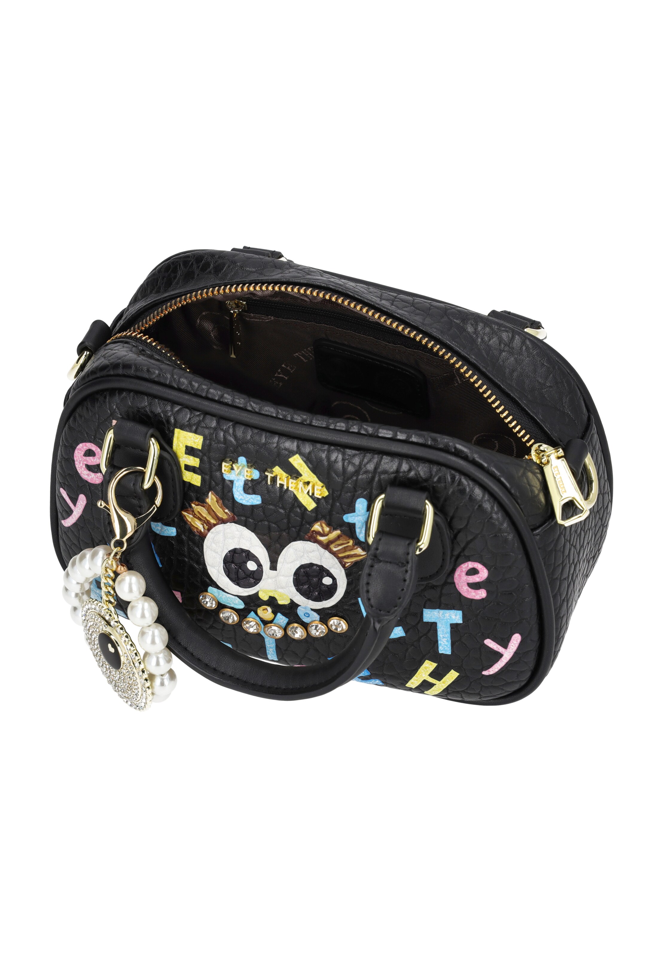 MYMO - Bolso de mano 'POP EYETHEME' en negro