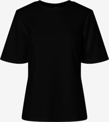 Maglietta 'PCSkylar' di PIECES in nero: frontale